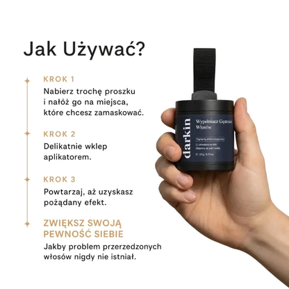 DARKIN - Puder zagęszczający włosy